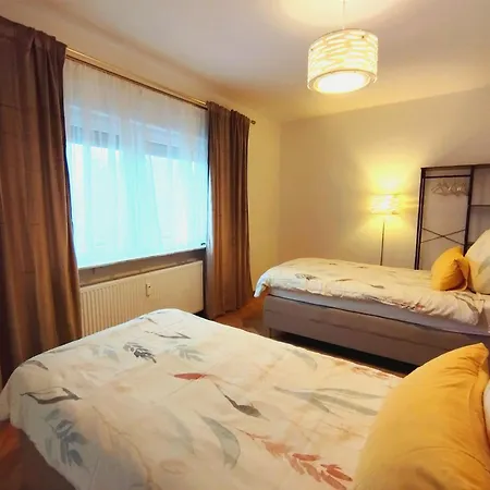 Over River Near Frankfurt-130 Qm-4 Rooms- 6 Beds-parking-air Conditioner *