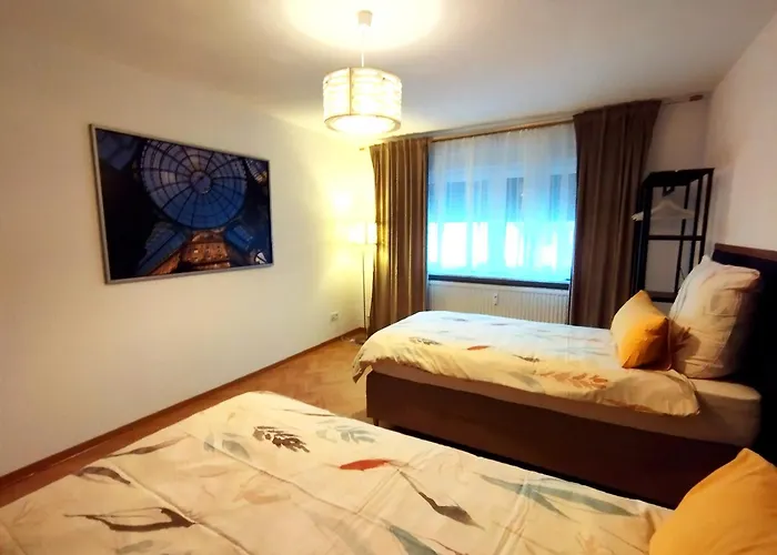 Over River Near Frankfurt- 4 Rooms- 6 Beds- Free Parking- Ac Apartmán Hainburg